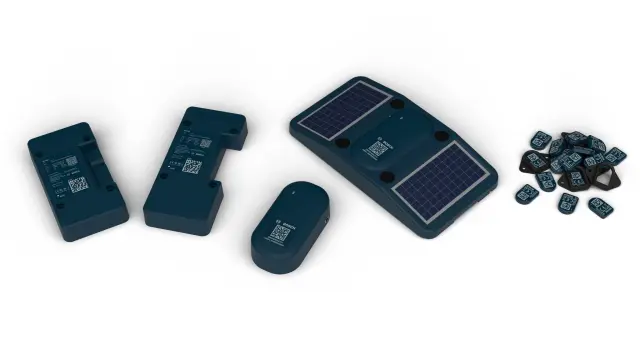 Bosch Track and Trace Geräte: Gateway-3-Familie, Gateway 2, Gateway 2 mit Solar Frame und neue Beacon 3s.